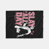 Halloween 2 Valentijnsdag Michael Myers Slay Alles Fleece Deken (Voorkant (Horizontaal))