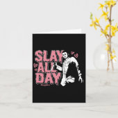 Halloween 2 Valentijnsdag Michael Myers Slay Alles Kaart (Gele Bloem)