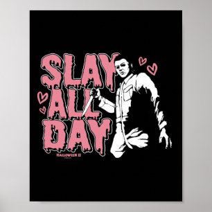 Halloween 2 Valentijnsdag Michael Myers Slay Alles Poster