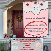 halloween 2de verjaardag uitnodiging Ghost Little