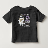 Halloween 2e verjaardag Funny Ghost Two Boujee Kinder Shirts (Voorkant)