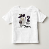 Halloween 2e verjaardag Grappige Geest Twee Boujee Kinder Shirts (Voorkant)
