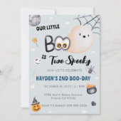 Halloween 2e Verjaardag Jongen Twee Spooky Kaart (Voorkant)