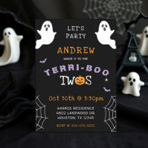 Halloween 2e Verjaardag Terri-Boo Twos Ghost Gothi
