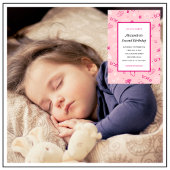 Halloween 2e verjaardag uitnodiging spooky roze