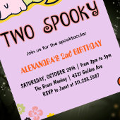 Halloween 2e verjaardag uitnodigingen geesten spoo