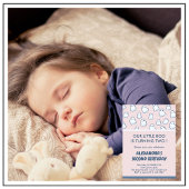 Halloween 2e verjaardag uitnodigingen kleine boo s