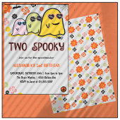 Halloween 2e verjaardag uitnodigingen leuke geeste