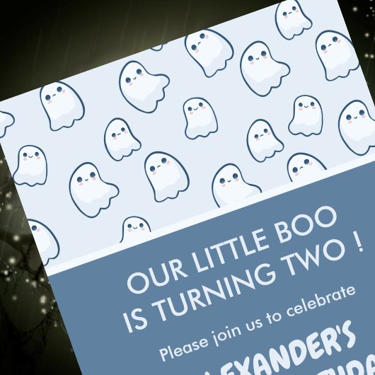 Halloween 2e verjaardag uitnodigingen onze kleine 