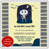 Halloween 2e verjaardag uitnodigingen onze kleine 