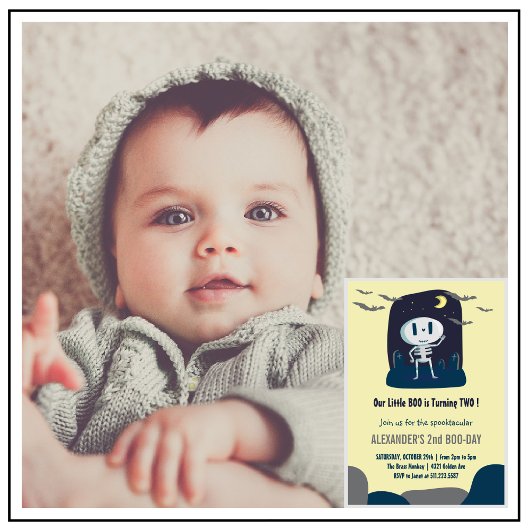 Halloween 2e verjaardag uitnodigingen onze kleine 