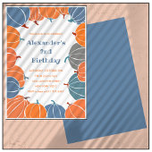 Halloween 2e verjaardag uitnodigingen pompoen jong