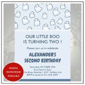 Halloween 2e verjaardag uitnodigingen tweede boek