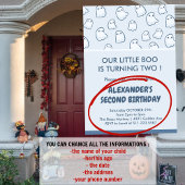 Halloween 2e verjaardag uitnodigingen tweede boek