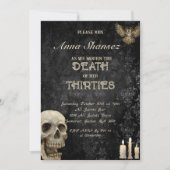 Halloween 30e,40e verjaardag kaart (Voorkant)