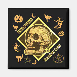 Halloween 31 oktober Collage Magnet