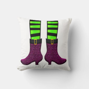 Halloween 31 oktober Decor Witch schoenen Herfst Kussen