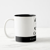 Halloween 31 oktober Spider Web Tweekleurige Koffiemok (Links)