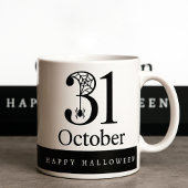 Halloween 31 oktober Spider Web Tweekleurige Koffiemok