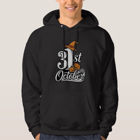 Halloween 31 oktober typografie shirt ontwerp_1 (Voorkant)