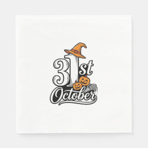 Halloween 31 oktober typografie shirt ontwerp_1 servet