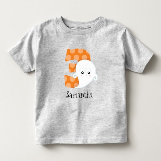 Halloween 3 3e verjaardag leeftijd kinder shirts (Voorkant)