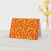 HALLOWEEN 3 D CANDY CORN KAART (Gele Bloem)