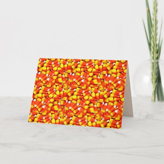 HALLOWEEN 3 D CANDY CORN KAART (Voorkant)