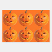 Halloween 3-pack inpakpapier platte vellen (Voorkant 3)