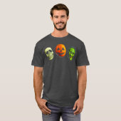 Halloween 3 Silver Shamrock-maskers T-shirt (Voorkant volledig)