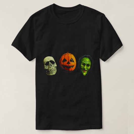 Halloween 3 Silver Shamrock Masks  T-shirt (Design voorkant)