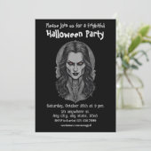 Halloween, 3 vampiers, angstaanjagend, eng, kaart (Staand voorkant)