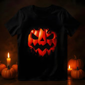 Halloween 3D Pompoen Design. Springt Van Het Produ T-shirt