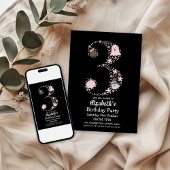 Halloween 3e verjaardag kaart