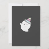 Halloween 3e Verjaardag Meisjes Party Geesten Pomp Kaart (Achterkant)