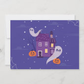 Halloween 3rd Ghosts Three House Party Foto Kaart (Achterkant)