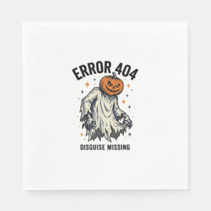 Halloween 404 Kostuum Pompoen Spook Fout Ontwerp_1 Servet