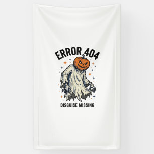 Halloween 404 Kostuum Pompoen Spook Fout Ontwerp_1 Spandoek