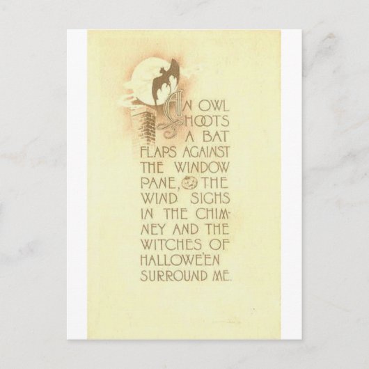 HALLOWEEN-43 BRIEFKAART (Voorkant)