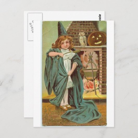 HALLOWEEN-48 BRIEFKAART (Voorkant / Achterkant)