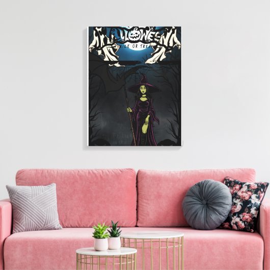Halloween 4 canvas afdruk (Insitu (Woonkamer))