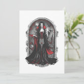 Halloween 4 vampier, eng monster, horror, kaart (Staand voorkant)