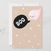 Halloween 4e verjaardag vier ooit griezelige uitno kaart (Achterkant)