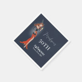 Halloween 50e verjaardag servet (Hoek)