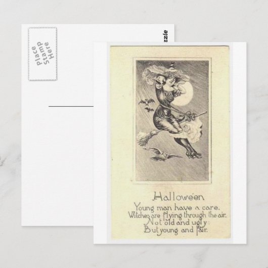 HALLOWEEN-51 BRIEFKAART (Voorkant / Achterkant)