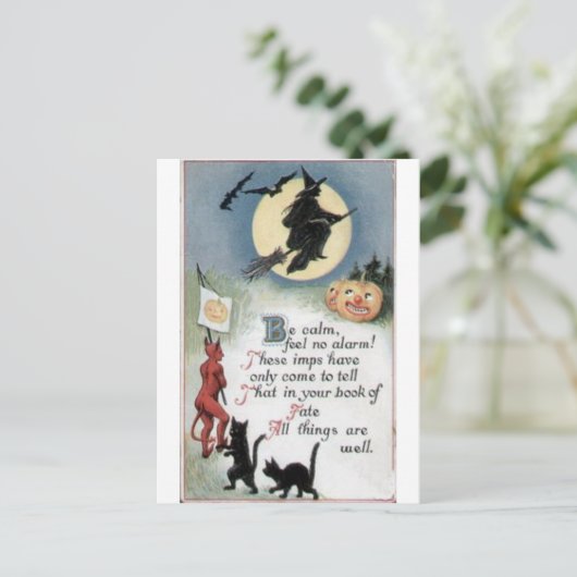 HALLOWEEN-53 BRIEFKAART (Staand voorkant)