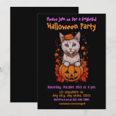 Halloween, 6 kat, leuk, griezelig, jack-o-lantern, kaart (Voorkant / Achterkant)