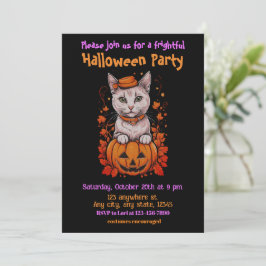 Halloween, 6 kat, leuk, griezelig, jack-o-lantern, kaart