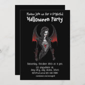 Halloween, 6 vampier, angstaanjagend, eng, kaart (Voorkant / Achterkant)