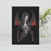 Halloween 6 vampier, b, eng monster, horror, kaart (Staand voorkant)